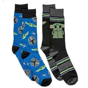 Star Wars The Mandalorian The Child 2-Pack socks